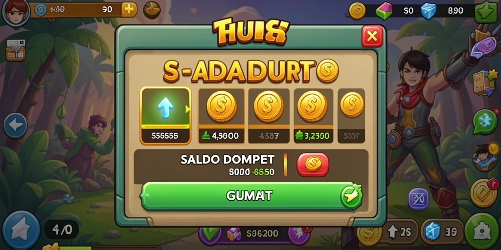 Gambaran level baru yang penuh tantangan dan seru.