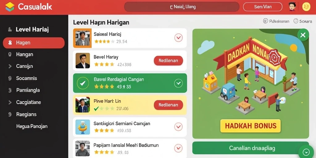 Tangkapan layar memperlihatkan leaderboard dengan skor tertinggi.