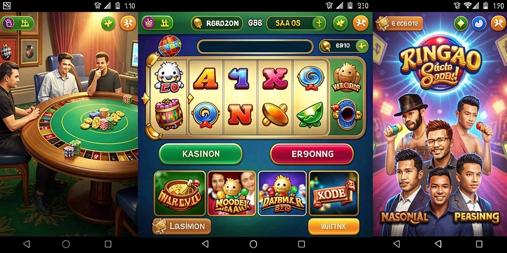 Momen seru dari gameplay MANDALA77.
