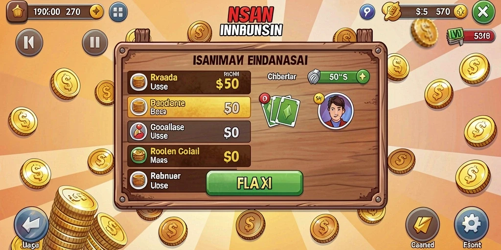 Bonus harian yang menarik membuat permainan semakin seru.