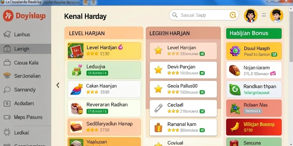 Gameplay seru dengan efek suara yang realistis.
