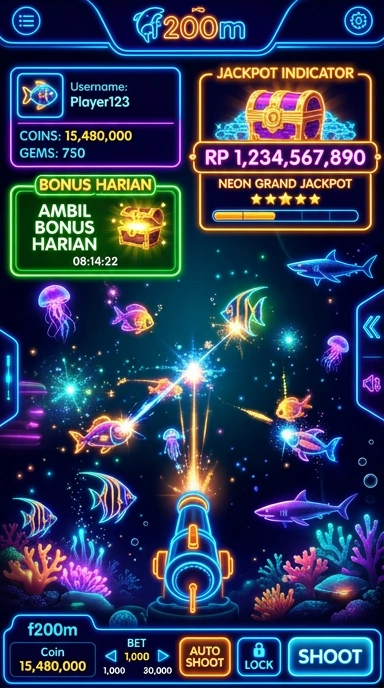f200m — layar beranda